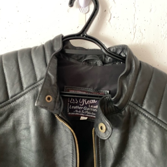 Real Leather Biker Jacket - Picture 7 of 7